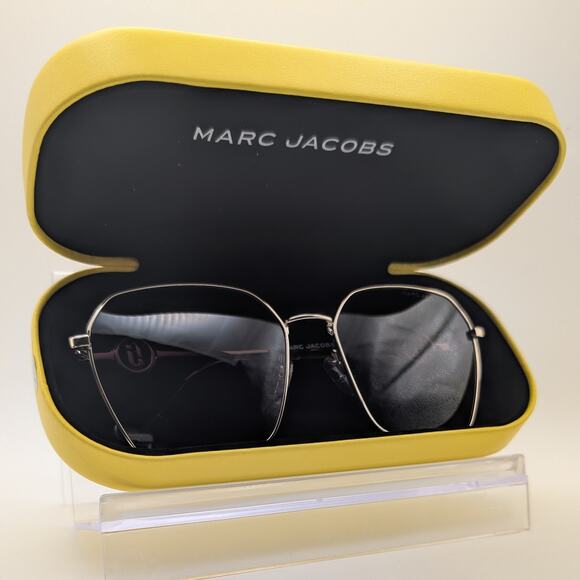 AUTH Marc Jacobs Square Frame Aviator Marc Icon – Tortoise & Gold – New - Picture 2 of 7